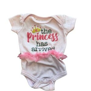5/$25 Magic Years Pink and White Baby Onesie